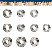 Fishing Reel Stainless Steel Ball Bearings Kit For Shimano Stella 2022 C5000XG 043979 Spinning reels Bearing Kits