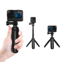 for Gopro Vlog Tripod Foldable Tripod Mini Portable Monopod for Go Pro Hero 11 10 Black Session Osmo Action Camera Accessory