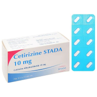 Cetirizine Stada 10mg trị các triệu chứng viêm mũi dị ứng, mày đay