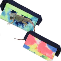 Small Animal Carrier Sling Reptile Carrier Bearded Dragon Sling Lizard Carrier Bag Pet Travel Bag With Adjustable Strap Bag