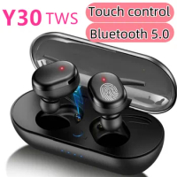 Y30 TWS Bluetooth earbuds Earphones Wireless headphones Touch Control Sports Earbuds Microphone Music Headset