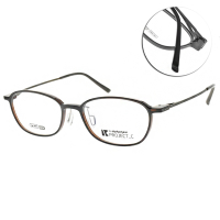 Alphameer 光學眼鏡 韓國塑鋼細框款 Project-C系列 / 透明咖 霧面咖#AM3906 C974-4號腳