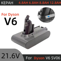 21.6V Batterie Suitable for Dyson V6 Series SV12 DC62 SV11 Handheld Vacuum Cleaner battery Rechargeable Battery V6 Fluffy YH5