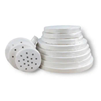 400pcs white Round steam steamer buns Paper Liners Non-stick Oven Electronic BBQ Grill Paper Hamburger Patty Baking Paper