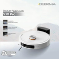 Deerma S30 Pro Robot Vacuum Cleaner Hitam 13000Pa Lidar