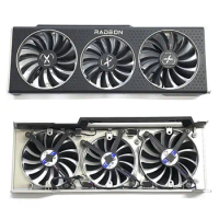 For XFX RX6800XT graphics card replacement cooling cooler RX 6800XT 16GB overseas version V2 GPU replacement fan