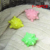 1~10PCS Laundry Balls Soften Clean Washing Machine Dryer Anti Winding Laundry Washing Tumble Balls Helper Clothes Softener