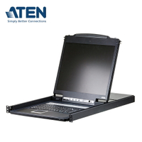 【預購】ATEN CL1308N 8埠PS/2-USB VGA單滑軌LCD KVM多電腦切換器