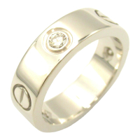 【二手名牌BRAND OFF】Cartier 卡地亞 【激安價】Love 3P鑽石 18白K金