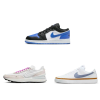 【NIKE 耐吉】AIR JORDAN 1 LOW GS / WAFFLE ONE SE 男鞋 女鞋 大童 休閒 運動鞋 多款任選(553560140 &)