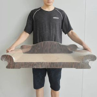 貓窩貓床群貓大肥貓特寬貴妃椅貓沙發貓抓板特大-深木紋