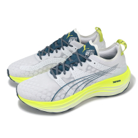 Puma 慢跑鞋 ForeverRun Nitro 男鞋 白 藍 綠 氮氣中底 穩定 緩衝 運動鞋 37775719