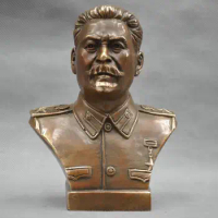 7" Soviet Leader Joseph Stalin Bust Statue