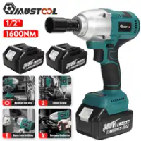 Seesii Wh800 1300n.m Brushless Electric Impact Wrench 1/2 Square