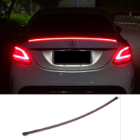 LED car taildoor rear tail door trunk spoiler light strip turning brake for byd atto 3 plus yuan song tang dolphin styling