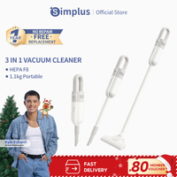 Simplus 3 In 1 Vacuum Cleaner Portable Vacuum Cleaner Ultra Quiet 15000Pa Strong Suction Handheld Va