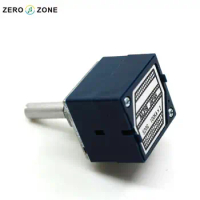 GZLOZONE 1pcs Japan ALPS 27 Type Blue Volume Potentiometer 2 X 100K Round Shaft