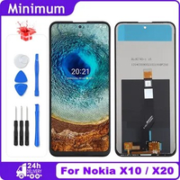6.67" Original For Nokia X10 LCD Display Touch Screen Digitizer Assembly For Nokia X10 X20 TA-1350 TA-1332
