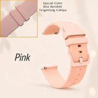 Tali Jam Zeblaze Vibe 8 - Strap Silikon Rubber 22mm PWK KEVIN Pink