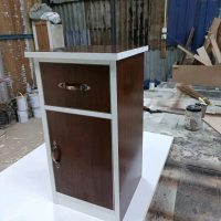 Pooja medai side cabinet with door & drawer