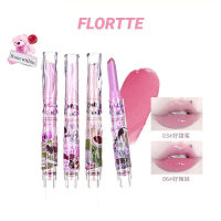 ดินสอ Melia แปลก FLORTTE มีพริกไทย น้ำ ขิง ริมฝีปากเรืองแสง กระจก สีเขียว