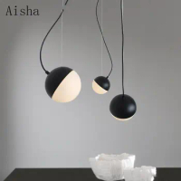 Nordic Magic Bean Pendant Lamp Minimalist Glass Light Fixtures Home Decoration Hanging Light Bedroom Dining Room Living Room