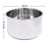 5L 304 stainless steel rice cooker inner pot for REDMOND RB-C422 RMC-250E Multi-purpose pot replacement bowl