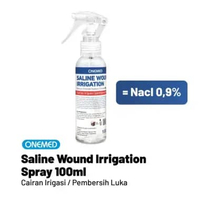 Saline Wound Irrigation Onemed 100 ml - Cairan Pembersih Luka NaCl
