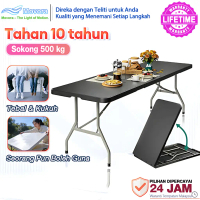 Foldable Table Meja Lipat 4FT 5FT 6FT Outdoor Indoor Folding Table Banquet Dining Camping Heavy Duty