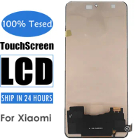 Black Cellphone Complete LCD Screen For Xiaomi Redmi K40 Pro K40Pro Mobile Phone TFT Display Panel TouchScreen Digitizer