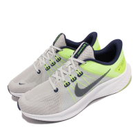 Nike 慢跑鞋 Quest 4 避震 運動 男鞋 輕量 透氣 舒適 Flywire技術 灰 黃 DA1105-003