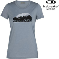 Icebreaker Tech Lite AD150 女款大圓領短袖上衣 105382 冰山高峰