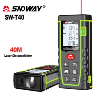 SNDWAY Laser Range Finder Laser Rangefinder Laser Distance Meter Digital Measuring Device Tool Electronic Tape Trena TG MT