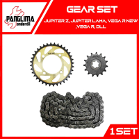 Gear Set Jupiter Lama Z Vega R New Crypton Paket Gigi Gir 15T 36T 428H