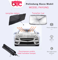 [BEC] Payung Mobil Anti Panas Block UV Pelindung Interior Depan Dashboard Sinar MATAHARI Lipat Penut