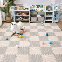 Puzzle Mats30x30cm Foam Play Mats Rug Baby Game Baby Activity Gym Puzzle Mat Wood Grain Floor Kids Carpet Play Mat Bebe Play Gym