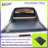 Trunk Lid For Toyota Tacoma Tundra Hilux Revo Vigo TRD Rocco Land Cruiser LC79 Pickup Bed Cover Car Retractable Roller Shutter