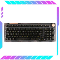 Kiiboom Phantom 98 Keyboard Hot-Swappable Usb-C Wired/Bluetooth5.0/2.4ghz Wireless Acrylic Gasket Mechanical Gaming Keyboard