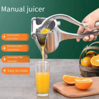 2PCSManual juicer, juicer, aluminum alloy lemon juicer, orange juice, watermelon juice, pomegranate juice divine tool