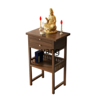 CX Solid Wood Household Altar Altar Simple Prayer Altar Table Shrine Cabinet Buddha Shrine Buddha Shrine