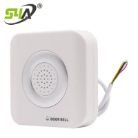 DC12V Door Bell 4 Wires Wired Doorbell Electronic Dingdong Ringtone for Home Security System