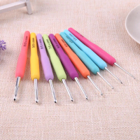 9pcs/set Weave Craft Crochet Hooks Yarn Knitting Needles Sewing Tools Kit