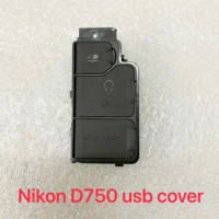 For Nikon D750 DSLR Side Cover With USB Rubber HDMI MIC ORIGINAL