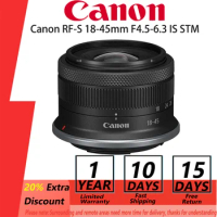 Canon RF-S 18-45mm F4.5-6.3 IS STM APS-C Mirrorless Digital Camera Lens Standard Zoom Lens Fo RP R R7 R10 R50 R100 RF1845