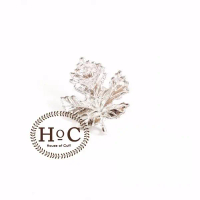 Houseofcuff Lapel Pin Bros Jas Wedding Best Man SILVER MAPLE PIN
