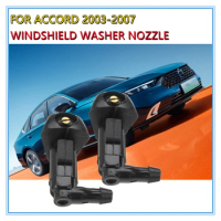 2X Car Windshield Wiper Water Spray Jet Washer Nozzle For Honda /Accord 2003 2004 2005 2006 2007 Car Washer Accessories