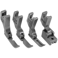 4 PCS/Set Zipper Presser Foot #P363+S518N+P36N+P36LN For Singer Brother Juki Industrial Lockstitch Sewing Machine Accessories