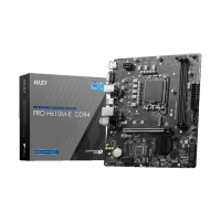 【MSI 微星】微星 PRO H610M-E DDR4 主機板+Intel i3-12100F 4核8緒 中央處理器(M+C組合)