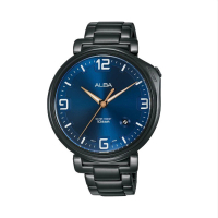 【ALBA】雅柏官方授權A1 對錶系列 情人節 男款 水晶鏡面 石英腕錶-43mm(AS9H47X1)