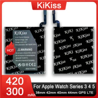 KiKiss Battery Series5 Series4 Series3 For Apple Watch Series 3 4 5 S3 S4 S5 38mm 42mm 40mm 44mm GPS LTE